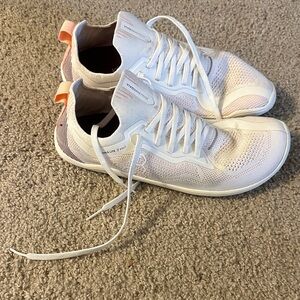 Vivo Barefoot White and Pink Shoes